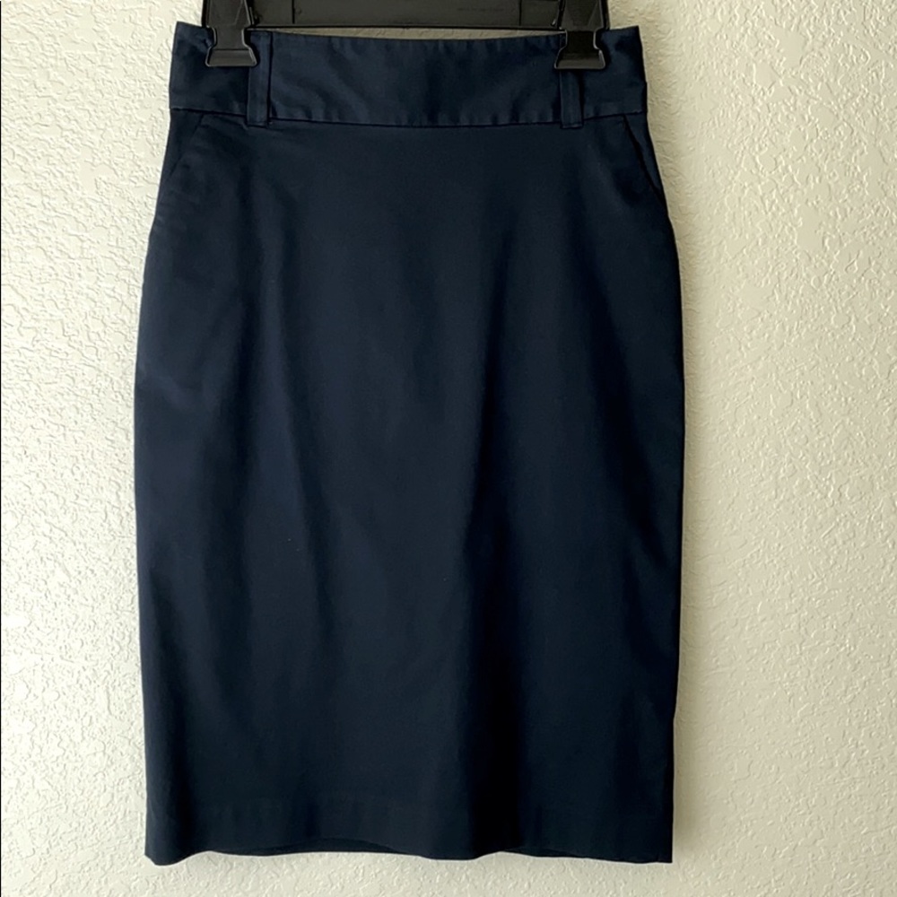 Banana Republic Navy pencil skirt